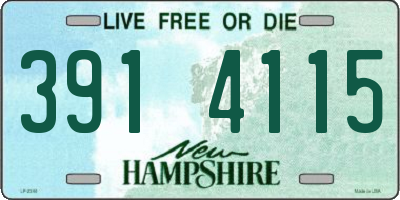 NH license plate 3914115