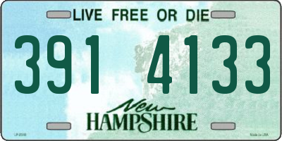 NH license plate 3914133
