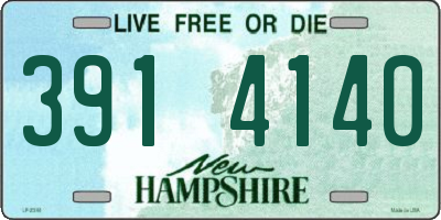 NH license plate 3914140