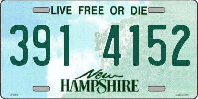 NH license plate 3914152