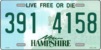NH license plate 3914158