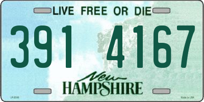 NH license plate 3914167