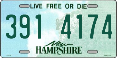 NH license plate 3914174