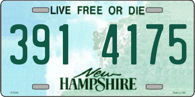 NH license plate 3914175