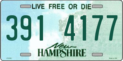 NH license plate 3914177