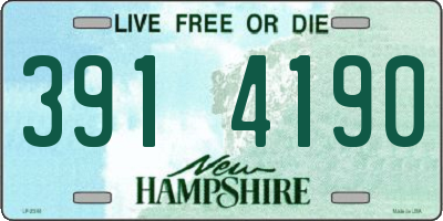 NH license plate 3914190