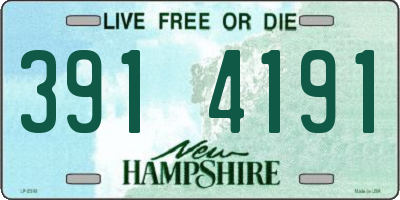 NH license plate 3914191