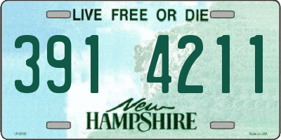 NH license plate 3914211