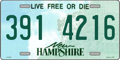 NH license plate 3914216