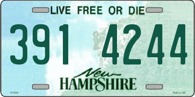 NH license plate 3914244