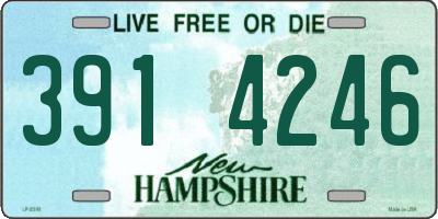 NH license plate 3914246