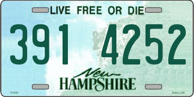 NH license plate 3914252