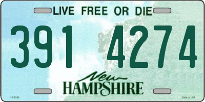 NH license plate 3914274