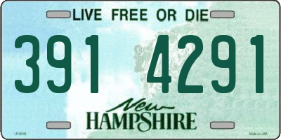 NH license plate 3914291