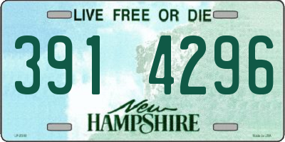 NH license plate 3914296