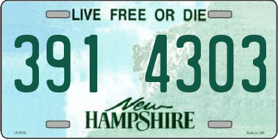 NH license plate 3914303