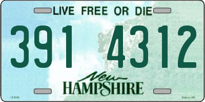 NH license plate 3914312