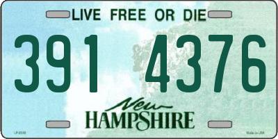 NH license plate 3914376