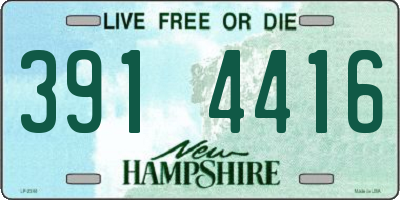 NH license plate 3914416