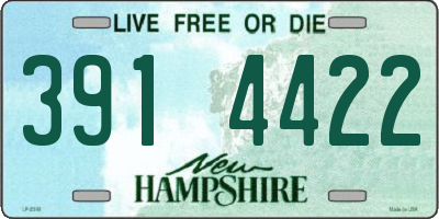 NH license plate 3914422
