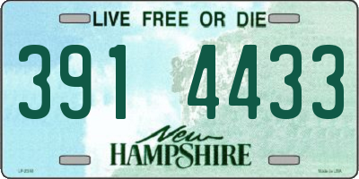 NH license plate 3914433