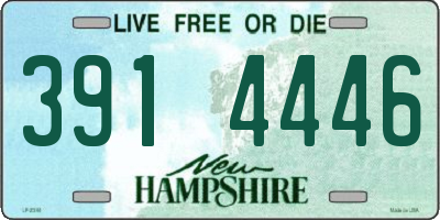 NH license plate 3914446