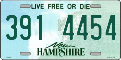 NH license plate 3914454