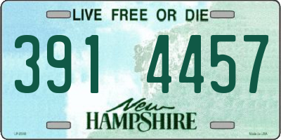 NH license plate 3914457