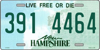 NH license plate 3914464