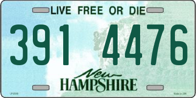 NH license plate 3914476