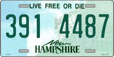 NH license plate 3914487