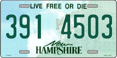 NH license plate 3914503