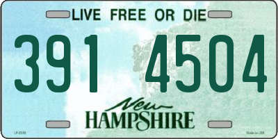 NH license plate 3914504