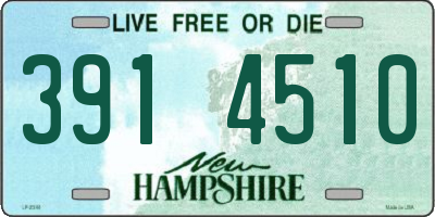 NH license plate 3914510