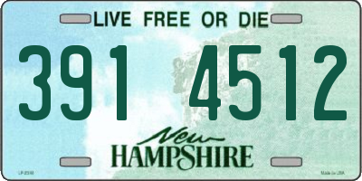 NH license plate 3914512