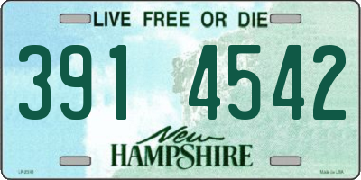 NH license plate 3914542