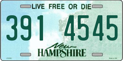 NH license plate 3914545