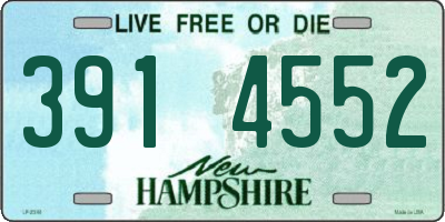 NH license plate 3914552