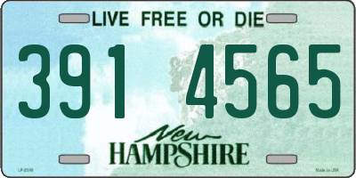 NH license plate 3914565