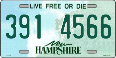 NH license plate 3914566