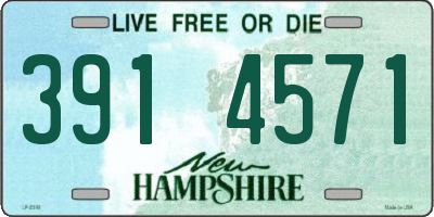 NH license plate 3914571