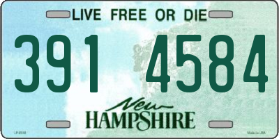 NH license plate 3914584