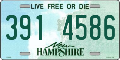 NH license plate 3914586