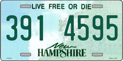 NH license plate 3914595