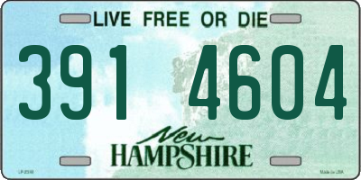 NH license plate 3914604