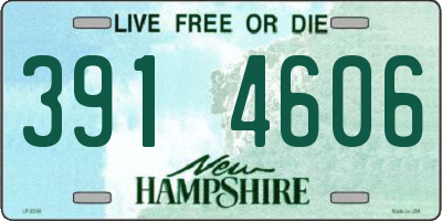 NH license plate 3914606