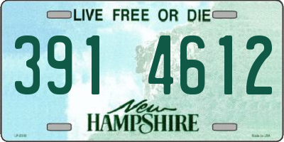 NH license plate 3914612