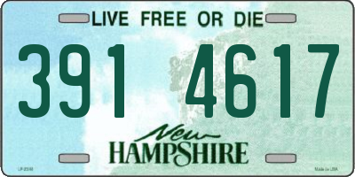 NH license plate 3914617