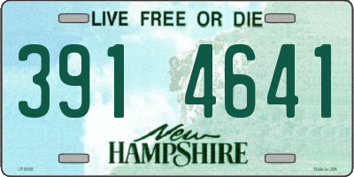 NH license plate 3914641