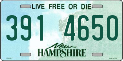 NH license plate 3914650